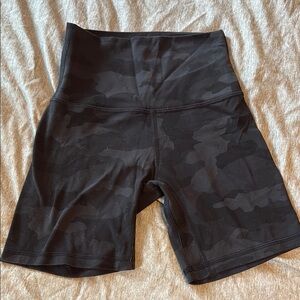 Black Camouflage Women's Shorts